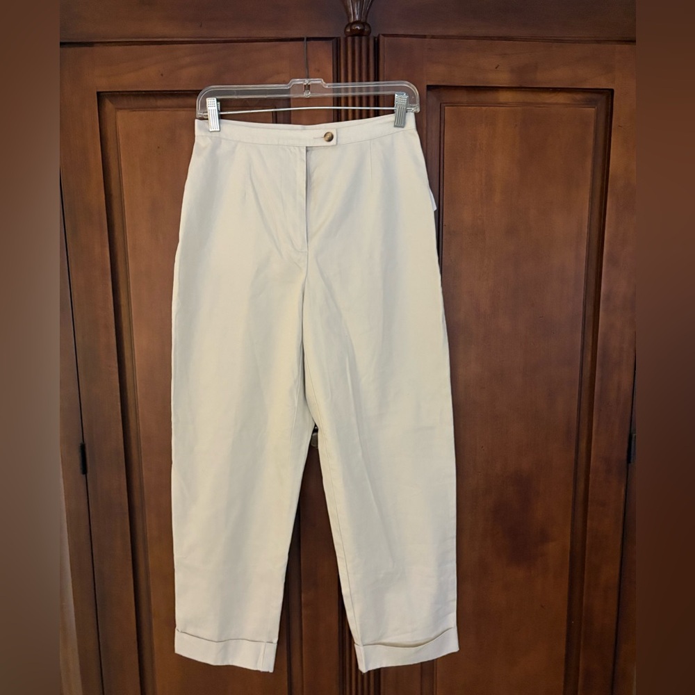 Talbots Women’s Cream Pants, NWT
